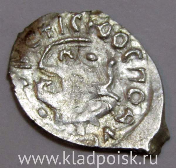 Денга Василий II Васильевич «Тёмный», серебро, Всадник с саблей/Всадник с копьем, арт 10 Денга Василий II Васильевич «Тёмный», серебро, Всадник с саблей/Всадник с копьем, арт 10