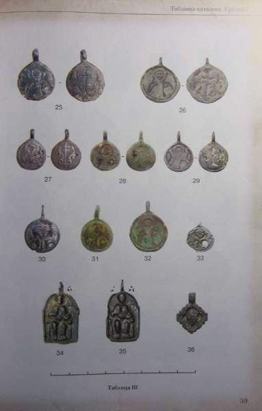 Справочник "Неизвестные памятники русской металлопластики. Миниатюрные иконки-привески XI-XVI вв"