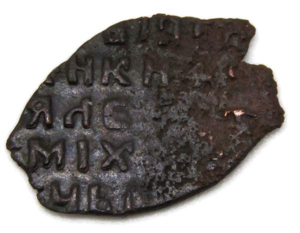 Копейка медь Алексей Михайлович (чешуя), Медный бунт, Москва, Новый монетный двор, арт 12