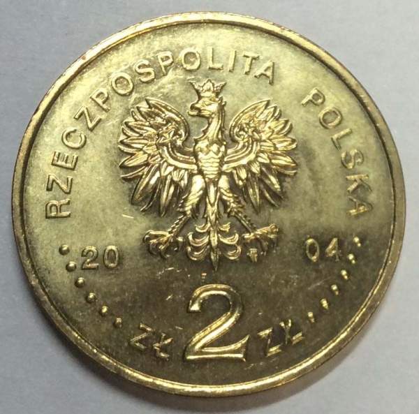 Монета 2 злотых Польша, серия «Ритуалы Польши» Праздник урожая, 2004