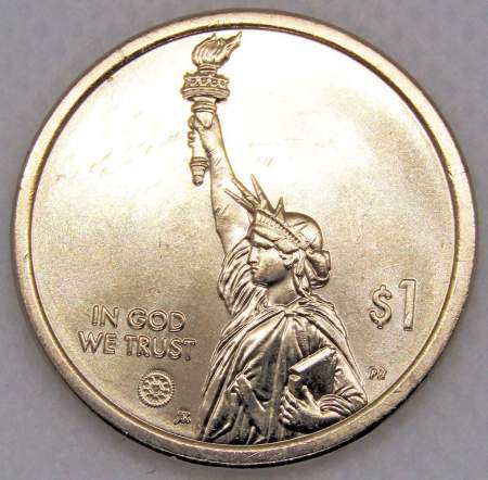 Монета 1 доллар США, Космический центр имени Линдона Джонсона в Техасе (2025) P