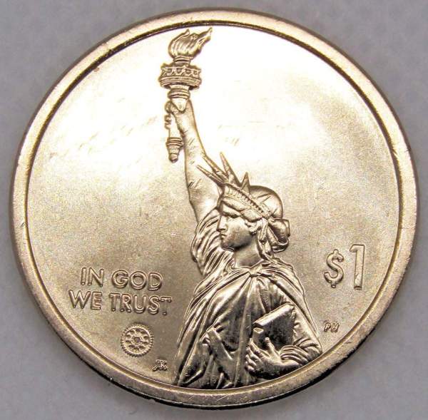 Монета 1 доллар США, Космический центр имени Линдона Джонсона в Техасе (2025) D