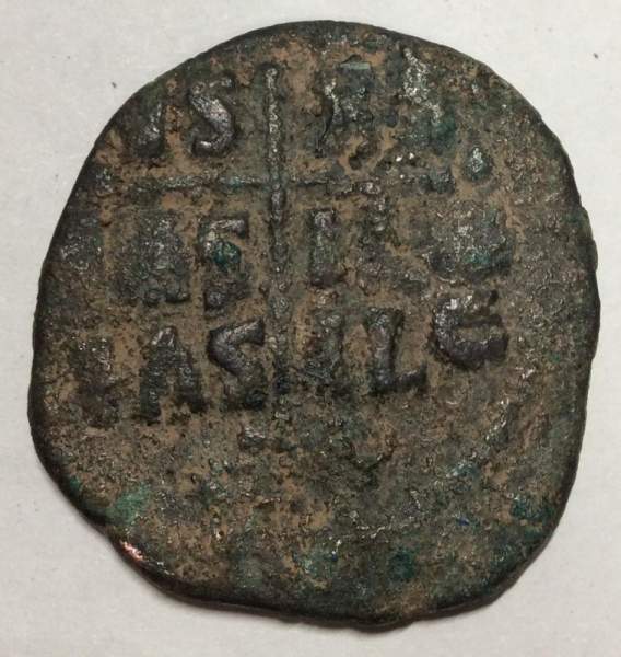 Монета Византия Фоллис Император Фока 604 г. Никомедия Монета Византия Фоллис Император Фока 604 г. Никомедия