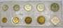 Набор регулярных монет СССР 1989 года с жетоном ленинградского монетного двора