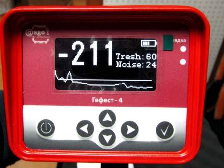 Магнитометр - градиентометр (глубинный металлоискатель) Гефест 4