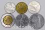 Набор регулярных монет Италии 1951-2001 гг, 6 монет