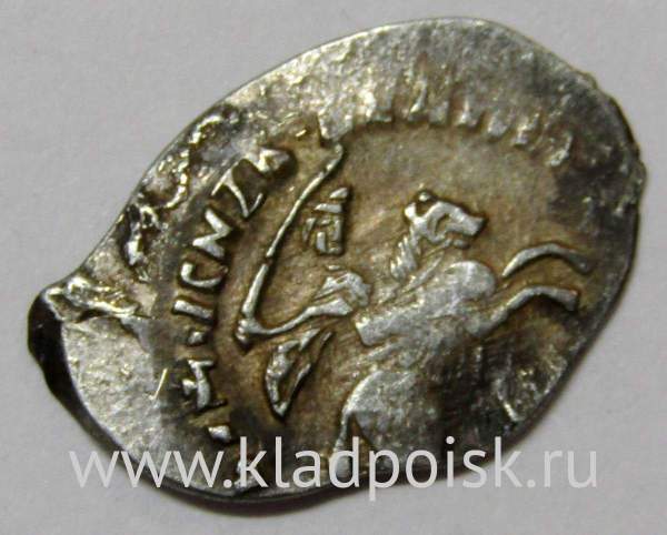 Денга «Осподарь Всея Руси» Иван III Васильевич (чешуя), серебро, 1478-1505гг, арт 3