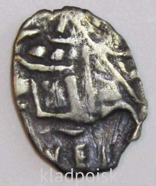 Копейка серебро Петр I Алексеевич (чешуя), 1715 год Копейка серебро Петр I Алексеевич (чешуя), 1715 год