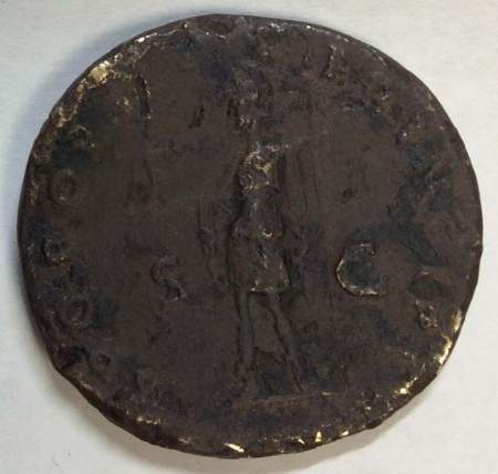 Монета Сестерций Император Траян 98-117 гг.