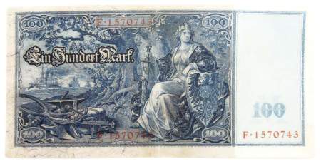 Банкнота 100 марок 1910 года - Германия