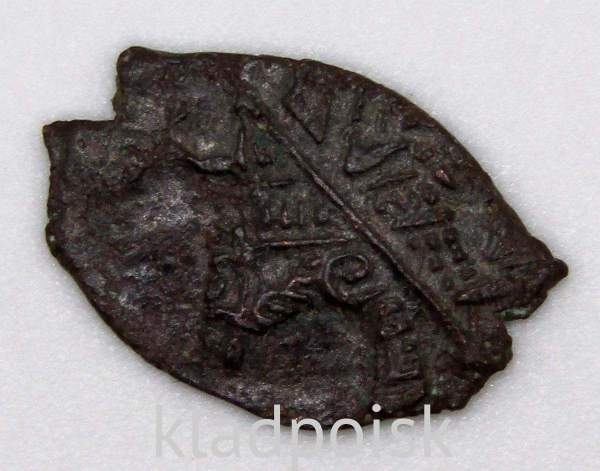 Копейка медь Алексей Михайлович (чешуя), Медный бунт, Старый монетный двор, арт 10 Копейка медь Алексей Михайлович (чешуя), Медный бунт, Старый монетный двор, арт 10