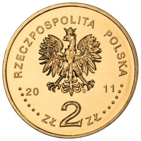 Монета 2 злотых Биатификация Папы Иоанна Павла II, Польша, 2011г