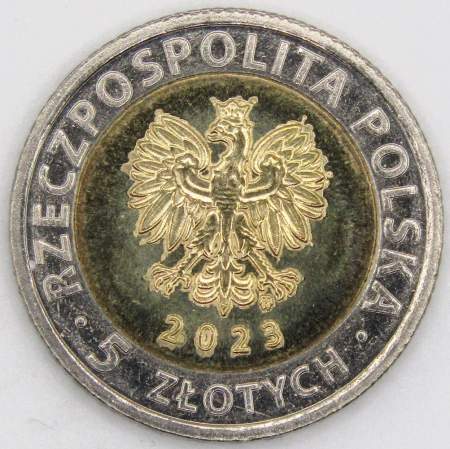 Монета 5 злотых Польша Монастырь цистерцианцев в Гостьково из серии Открой для себя Польшу, 2023