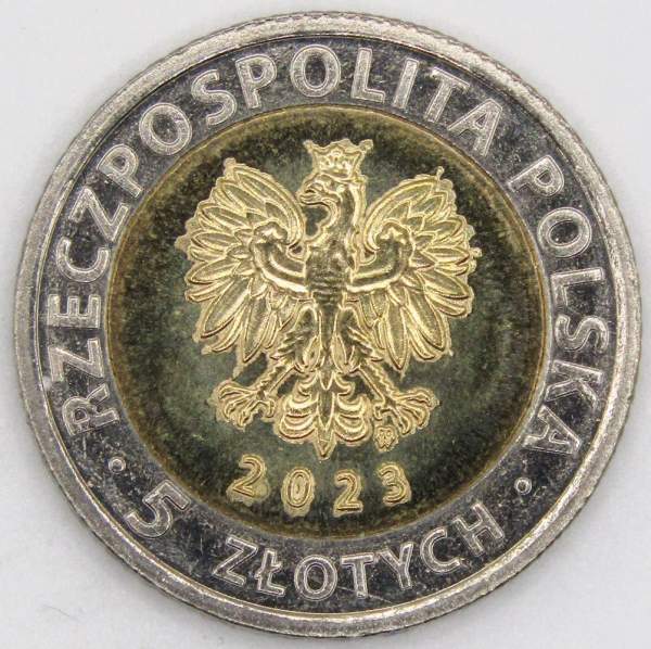 Монета 5 злотых Польша Монастырь цистерцианцев в Гостьково из серии Открой для себя Польшу, 2023 Монета 5 злотых Польша Монастырь цистерцианцев в Гостьково из серии Открой для себя Польшу, 2023