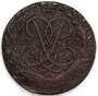 Монета 2 копейки 1757 года, Российская Империя, Елизавета I (арт 2)