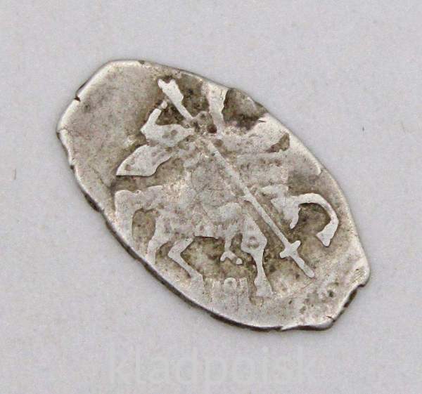 Копейка серебро Алексей Михайлович (чешуя), 1645-1676 гг. Москва, арт 10 Копейка серебро Алексей Михайлович (чешуя), 1645-1676 гг. Москва, арт 10