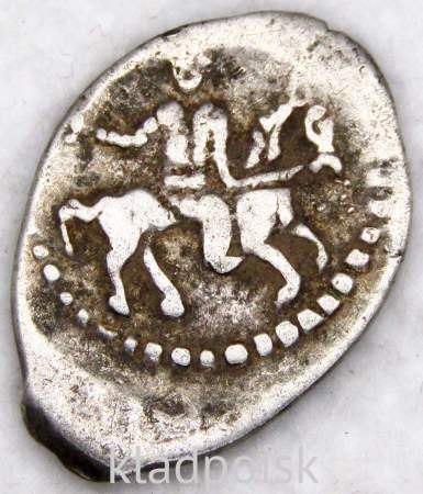 Мечевая копейка (чешуя) серебро Иван IV Васильевич Грозный 1533-1584 гг., Псков, ГКХ № 27, арт 2