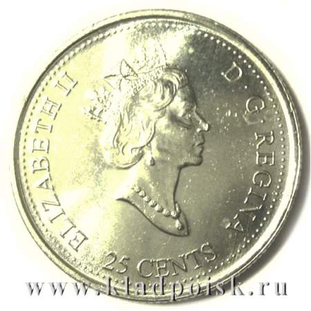 Монета  25 центов Канада, Миллениум 2000 – Здоровье