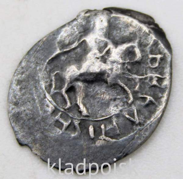 Денга 1415 г. Василий Дмитриевич, серебро, Москва