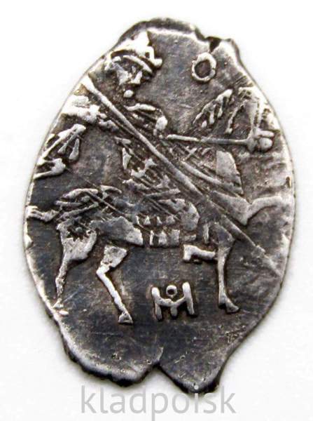 Портретная копейка серебро Борис Федорович Годунов (чешуя), 1598-1605 гг. Московский денежный двор