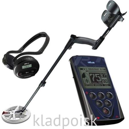 Металлоискатель XP Deus с блоком, катушкой HF 24x13, наушниками WS4