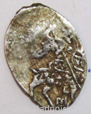 Копейка серебро Михаил Фёдорович (чешуя), 1613-1645 гг. Москва Арт. 6