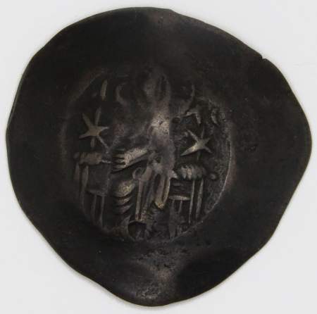Монета Византии Скифата Император Мануил I Комнин 1143-1180 гг.