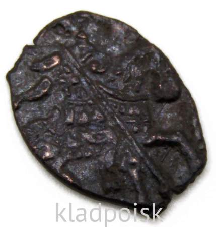 Копейка медь Алексей Михайлович (чешуя), Медный бунт, Москва, Новый монетный двор, арт 9