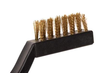 Щетка для чистки монет, щетина латунная