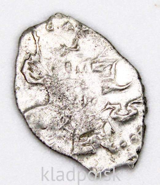 Копейка серебро Петр I Алексеевич (чешуя), 1702 год, Старый денежный двор