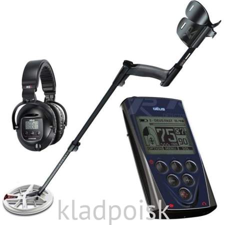 Металлоискатель XP Deus с блоком, катушкой HF 24x13, наушниками WS5