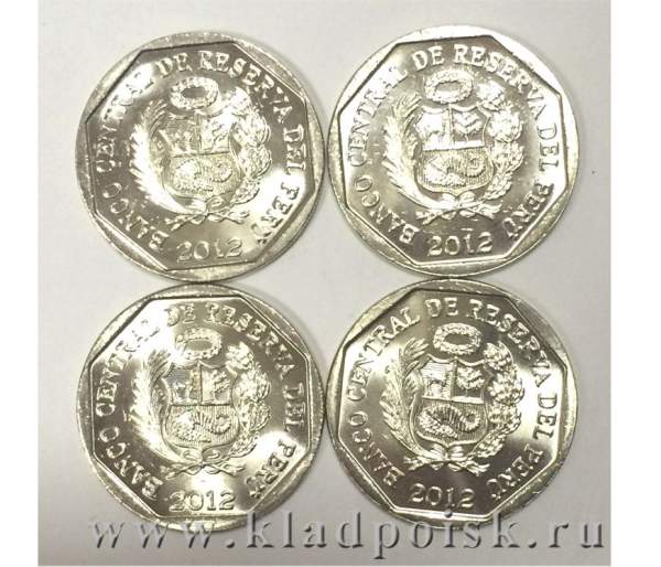 Набор монет Перу серии Богатство и гордость Перу, 2012, 4 монеты