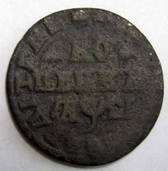 Монета 1 копейка Российской Империи 1713 (Петр I) «жираф» Монета 1 копейка Российской Империи 1713 (Петр I) «жираф»