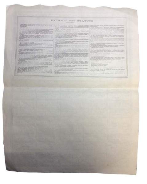 Акция Горно-рудное общество Кривой Рог в 500 франков, Франция Акция Горно-рудное общество Кривой Рог в 500 франков, Франция