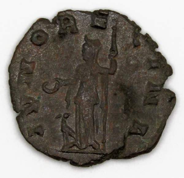 Монета Антониниан Римская Империя Корнелия Салонина (Жена Галлиена) 260-268 гг.
