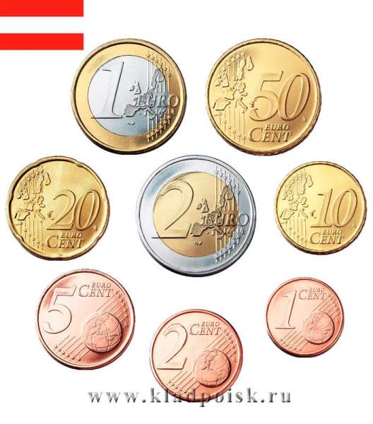 Набор монет Евро Австрия