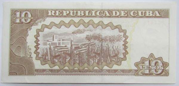 Банкнота 10 песо 2019 года Куба, арт 2
