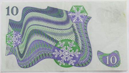 Банкнота 10 крон 1987 года Швеция, арт 3