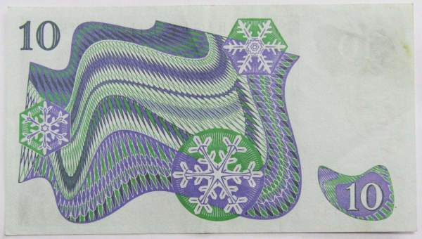Банкнота 10 крон 1987 года Швеция, арт 3