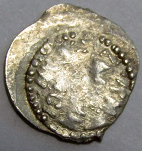 Денга Василий II Васильевич «Тёмный», серебро, Всадник/строчник, арт 13