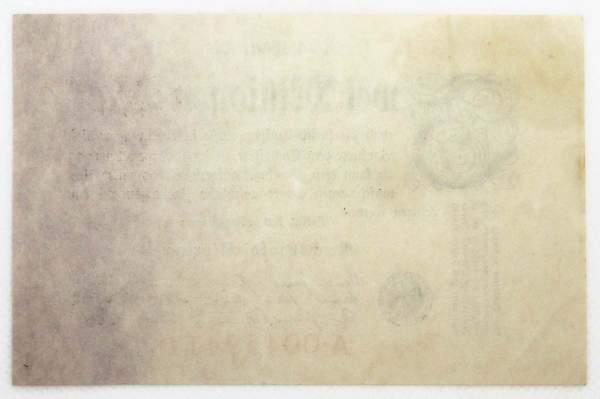 Банкнота 2 миллиона марок 1923 года - Веймарская Республика, KM 104, арт 2