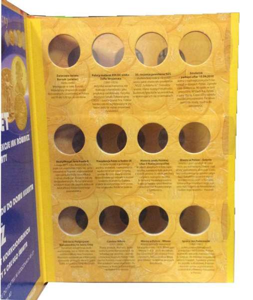 Альбом для памятных монет 2 злотых Польши 2011 г. Альбом для памятных монет 2 злотых Польши 2011 г.