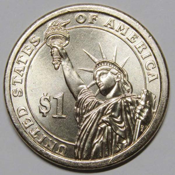 Монета 1 доллар США (2020) 41-й Президент Джордж Буш-старший, D Монета 1 доллар США (2020) 41-й Президент Джордж Буш-старший, D