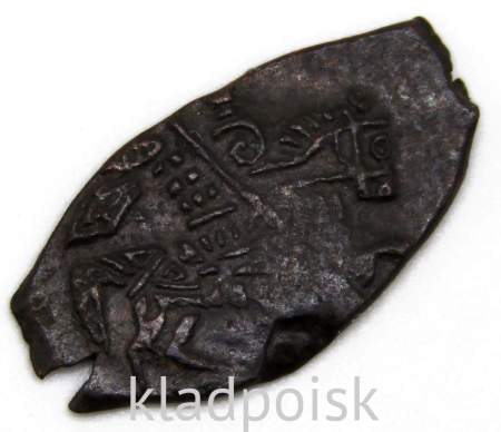 Копейка медь Алексей Михайлович (чешуя), 1655-1663 гг. Медный бунт, Москва, Старый двор, арт 1