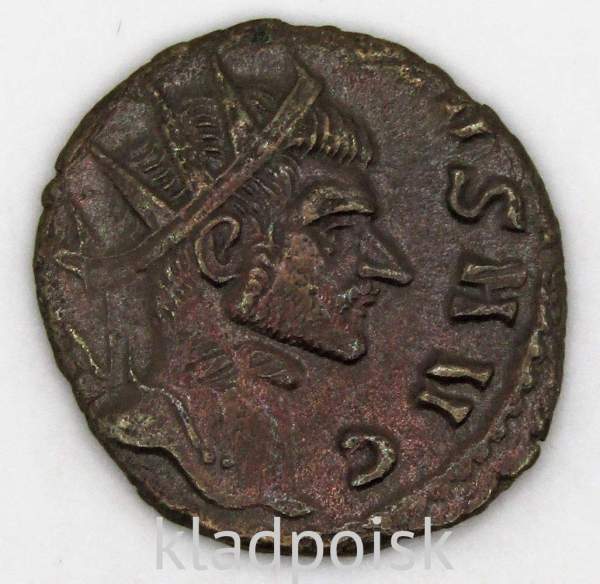 Монета Антониниан Римская Империя Император Марк Аврелий Клавдий II Готский 268-270 гг., арт 3