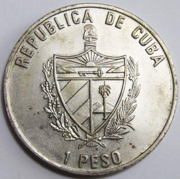 Монета 1 песо, Куба, Фридрих Энгельс, 2002 Монета 1 песо, Куба, Фридрих Энгельс, 2002