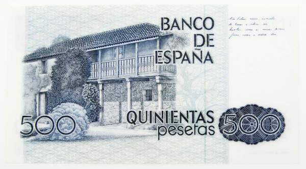 Банкнота 500 песет 1979 года Испания Банкнота 500 песет 1979 года Испания