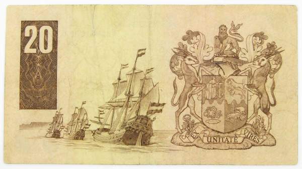 Банкнота 20 рэндов 1978-1993 гг ЮАР