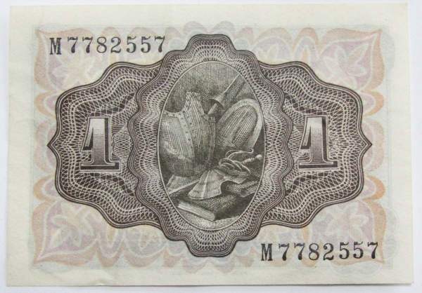 Банкнота 1 песета 1951 года Испания Банкнота 1 песета 1951 года Испания