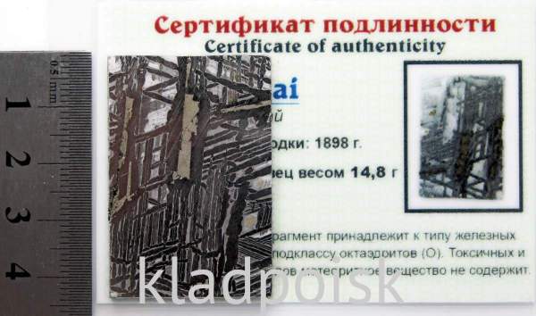 Спил метеорита Aletai, арт 13